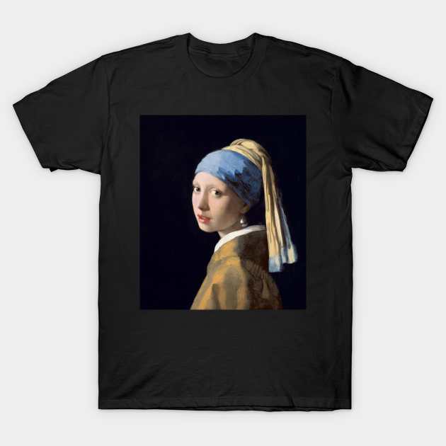 Girl with a Pearl Earring   —   Johannes Vermeer T-Shirt by cats_foods_tvshows